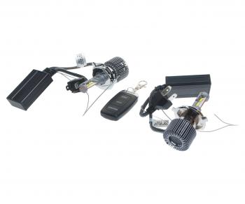 9 549 р. Лампа светодиодная 12V H4 P43t бокс (2шт.) MTF MTF sm04k5  с доставкой в г. Кемерово. Увеличить фотографию 1