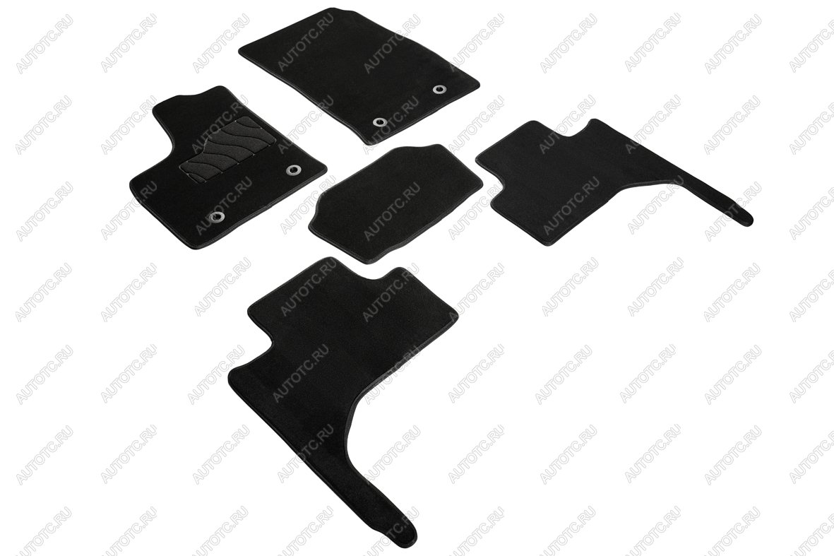 3 599 р. Текстильные коврики в салон (LUX текстиль) SeinTex   Toyota Land Cruiser  J300 (2021-2025) дорестайлинг  с доставкой в г. Кемерово