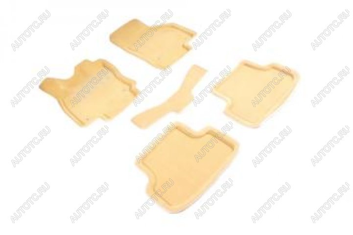 6 929 р. Коврики в салон (4WD 3D ворс) Seintex  BMW 3 серия  G20 (2018-2022) седан (бежевый)  с доставкой в г. Кемерово
