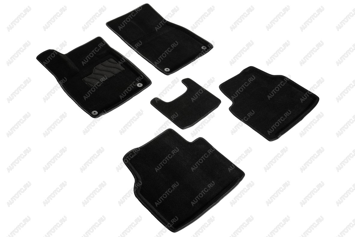 5 699 р. Коврики 3D ВОРС VW ID. 4 CROZZ черн Seintex 99126  с доставкой в г. Кемерово
