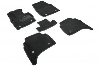 Коврики в салон (3D ВОРС) Seintex Land Rover Range Rover  5 L460 (2021-2025) (черный)