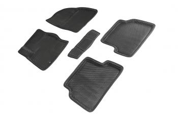 Коврики в салон (3D EVA СОТА ) Seintex Ford Focus  2 (2007-2011) седан рестайлинг, универсал рестайлинг, хэтчбэк 3 дв. рестайлинг, хэтчбэк 5 дв. рестайлинг (черный)