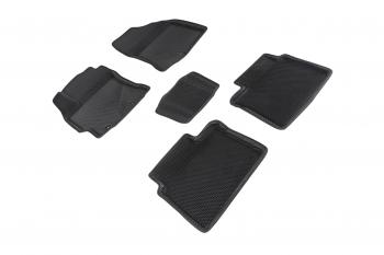 5 249 р. Коврики EVA 3D соты для Toyota Corolla XII (E160,170) 2013-2018 Seintex 95259  с доставкой в г. Кемерово. Увеличить фотографию 1