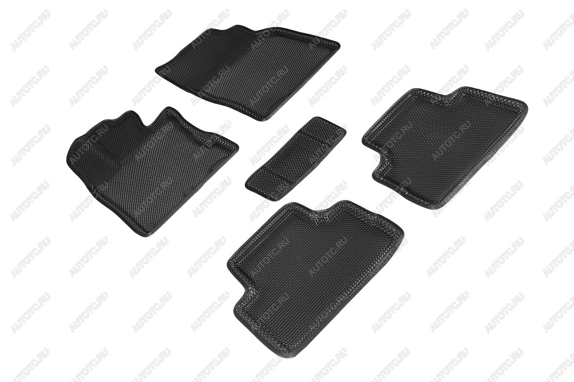 5 249 р. Коврики EVA 3D соты для Nissan Qashqai II (Японская сборка) 2014-2016 Seintex 97245  с доставкой в г. Кемерово