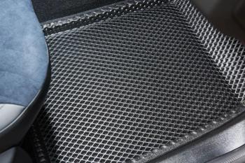 Коврики в салон (3D EVA РОМБ) Seintex BMW X5  E70 (2006-2013) дорестайлинг, рестайлинг (черный)