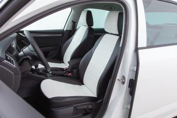 6 999 р. Чехлы из экокожи для Skoda Octavia A8 4060 (без подл.) Style Plus 2020-н.в. Seintex 95780  с доставкой в г. Кемерово. Увеличить фотографию 2