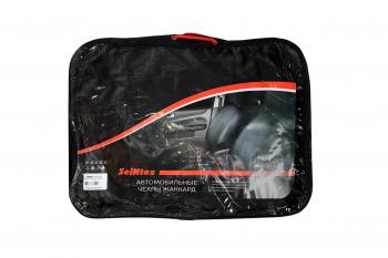 4 999 р. Чехлы из жаккарда для Lada Granta sedan 4060 airbag 2012-2019 Seintex 93387  с доставкой в г. Кемерово. Увеличить фотографию 2
