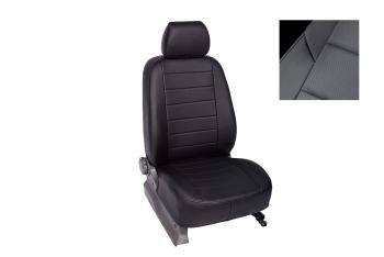 Чехлы для сидений (экокожа) Seintex  Toyota Hilux  AN10,AN20 (2004-2011) дорестайлинг, 1-ый рестайлинг (черный)