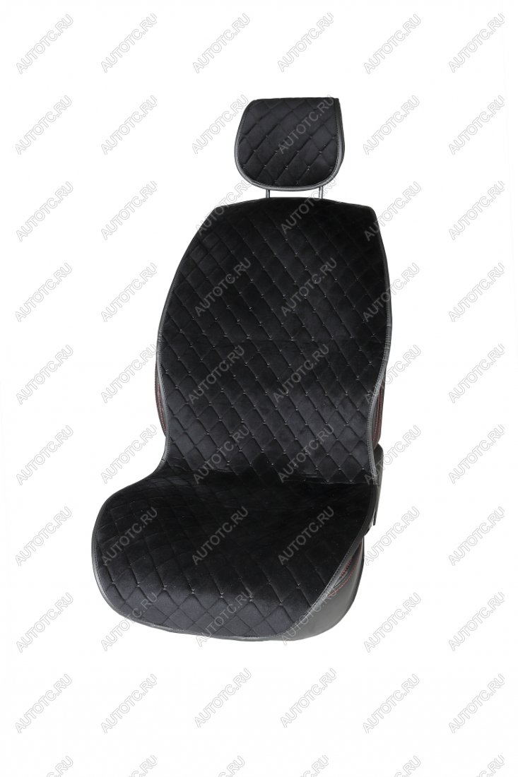 2 269 р. Накидки для сидений автомобиля из велюра (передний ряд) Seintex 97606  с доставкой в г. Кемерово
