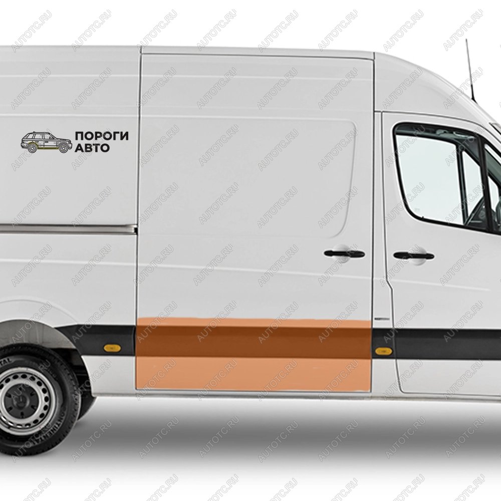 6 799 р. Пенка откатной двери увеличенная Mercedes Sprinter 906 super mini  Пороги-Авто xiuec  с доставкой в г. Кемерово