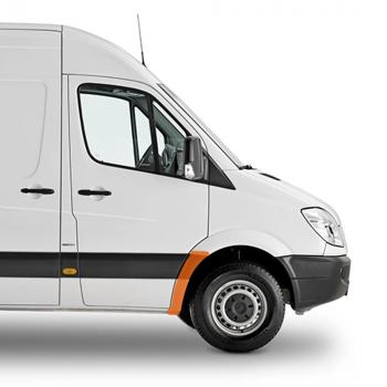 Сапожок переднего правого крыла Mercedes Sprinter 906 mini  Пороги-Авто rytzs