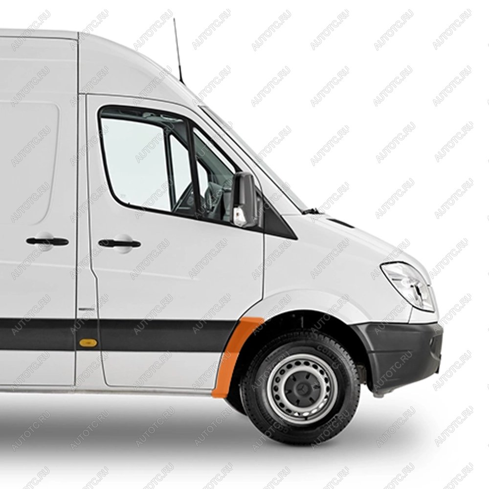1 699 р. Сапожок переднего правого крыла Mercedes Sprinter 906 mini  Пороги-Авто rytzs  с доставкой в г. Кемерово