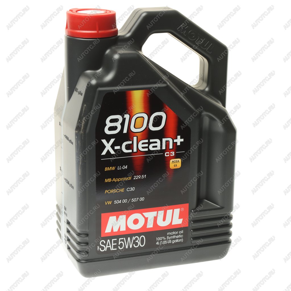 4 199 р. Масло моторное 8100 X-CLEAN+ 5W30 синт.4л MOTUL MOTUL 112437  с доставкой в г. Кемерово