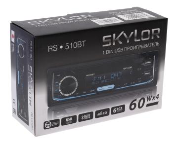 3 369 р. Магнитола автомобильная 1DIN SKYLOR SKYLOR rs-510bt  с доставкой в г. Кемерово. Увеличить фотографию 6