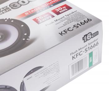 3 399 р. Колонки коаксиальные 6 (16см) 30Вт KENWOOD KENWOOD kfc-s1666  с доставкой в г. Кемерово. Увеличить фотографию 7