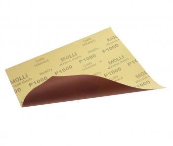 57 р. Бумага наждачная водостойкая P-1000 (230х280) MOLLI MOLLI 064-01343  с доставкой в г. Кемерово. Увеличить фотографию 1