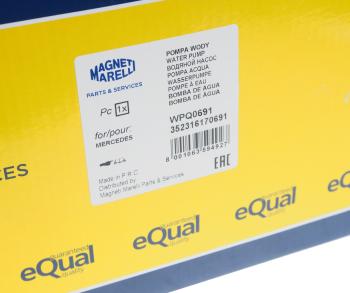 6 799 р. Насос водяной MERCEDES Vito (W638) MAGNETI MARELLI MAGNETI MARELLI 352316170691  с доставкой в г. Кемерово. Увеличить фотографию 5