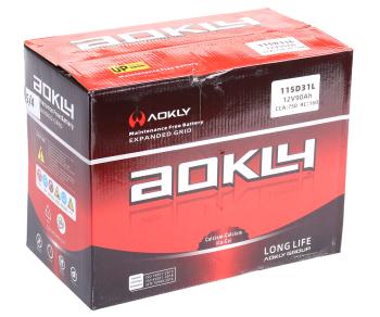 11 749 р. Аккумулятор AOKLY 90Ач обратная полярность AOKLY 6ст90(0) 115d31l  с доставкой в г. Кемерово. Увеличить фотографию 6