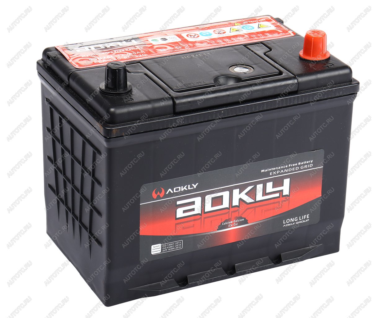 9 799 р. Аккумулятор AOKLY 80Ач обратная полярность AOKLY 6ст80(0) 95d26l  с доставкой в г. Кемерово