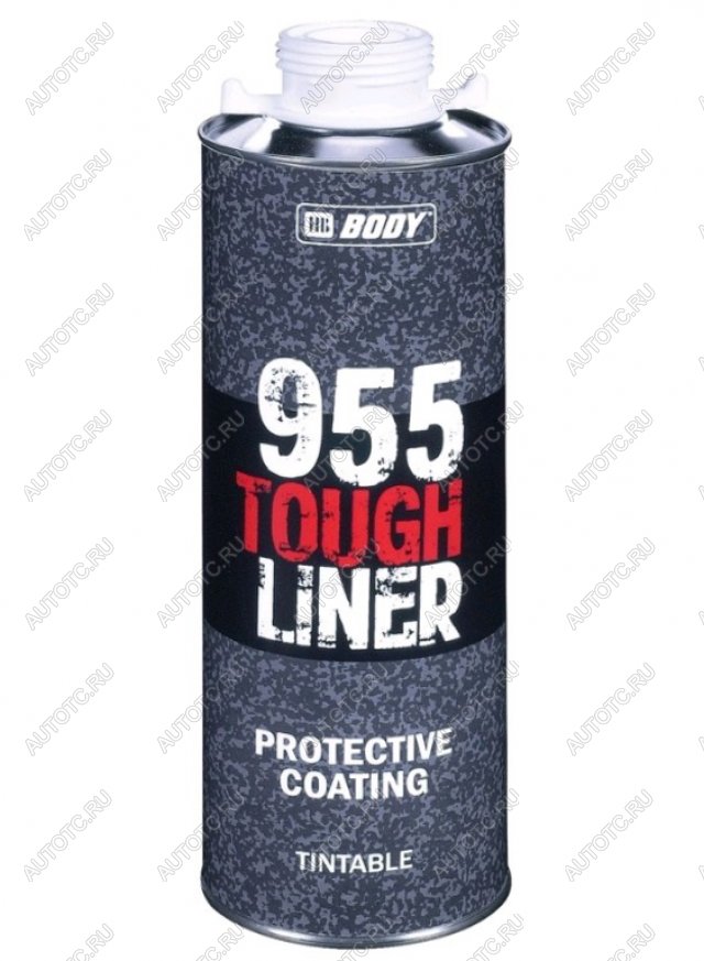 2 579 р. Антигравий белый сверхпрочное покрытие 600мл Tough Liner 955 с отвердителем 0.2л BODY BODY 9550100001  с доставкой в г. Кемерово