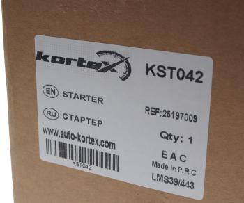 7 299 р. Стартер CHEVROLET Aveo (04-) KORTEX KORTEX kst042  с доставкой в г. Кемерово. Увеличить фотографию 5
