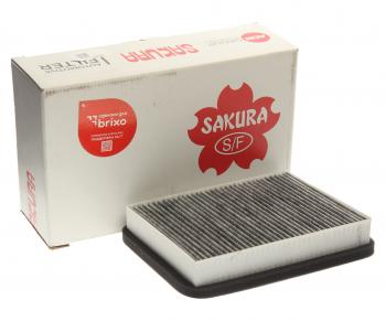 1 679 р. Фильтр воздушный салона ВАЗ-2110-2112 угольный SAKURA SAKURA cac25040  с доставкой в г. Кемерово. Увеличить фотографию 2