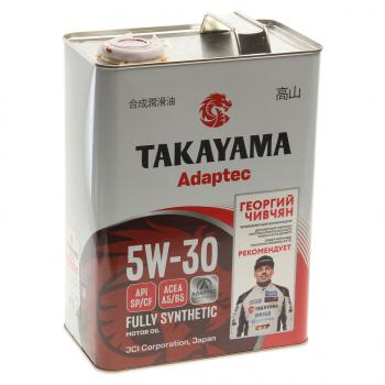 2 899 р. Масло моторное Adaptec A5B5 5W30 синт.4л TAKAYAMA TAKAYAMA 322128  с доставкой в г. Кемерово. Увеличить фотографию 1