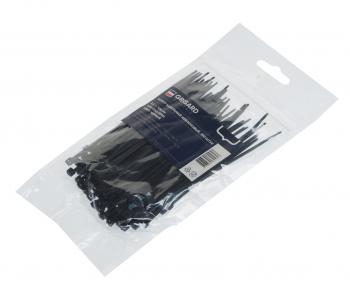 41 р. Хомут-стяжка 100х2.5 пластик черный (100шт.) GRISARD ELECTRIC GRISARD ELECTRIC gre-010-0002  с доставкой в г. Кемерово. Увеличить фотографию 1
