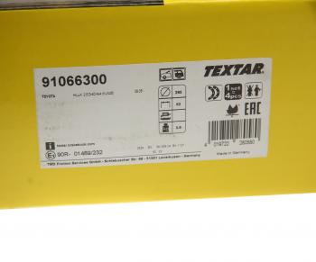 5 099 р. Колодки тормозные задние (4шт.) TEXTAR Toyota Fortuner AN50/AN60 дорестайлинг (2004-2008)  с доставкой в г. Кемерово. Увеличить фотографию 3