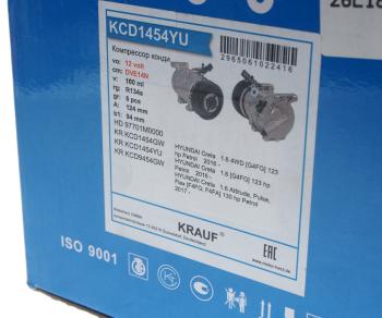 28 649 р. Компрессор HYUNDAI Creta (16-) кондиционера KRAUF KRAUF kcd1454yu  с доставкой в г. Кемерово. Увеличить фотографию 4