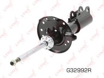 4 949 р. Амортизатор CHEVROLET Aveo (12-) (1.6) передний правый газовый LYNX LYNX g32992r  с доставкой в г. Кемерово. Увеличить фотографию 1
