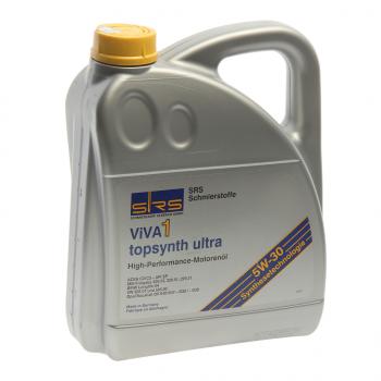 5 799 р. Масло моторное VIVA 1 topsynth Ultra 5W30 синт.4л SRS SRS 38876  с доставкой в г. Кемерово. Увеличить фотографию 1