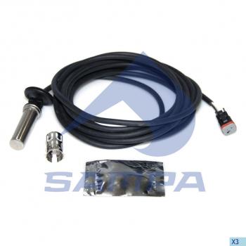 1 589 р. Датчик АБС RENAULT VOLVO КАМАЗ колеса переднего левого (L=4385мм) SAMPA SAMPA 096.214  с доставкой в г. Кемерово. Увеличить фотографию 1