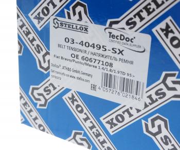 3 099 р. Ролик ГРМ FIAT Punto (99-03) (1.8) натяжителя STELLOX STELLOX 03-40495-sx  с доставкой в г. Кемерово. Увеличить фотографию 3