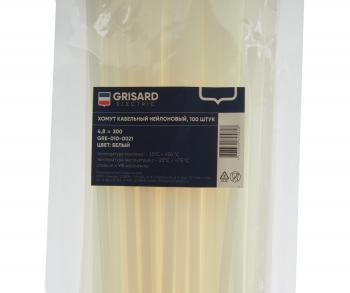 215 р. Хомут-стяжка 300х4.8 пластик белый (100шт.) GRISARD ELECTRIC GRISARD ELECTRIC gre-010-0021  с доставкой в г. Кемерово. Увеличить фотографию 2