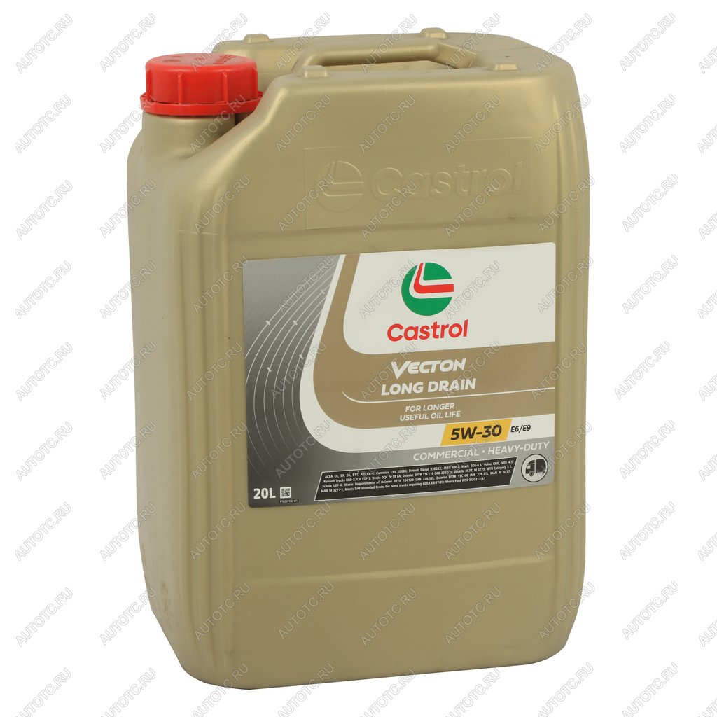19 799 р. Масло дизельное VECTON Long Drain E6E9 5W30 синт.20л CASTROL CASTROL 1605dd  с доставкой в г. Кемерово