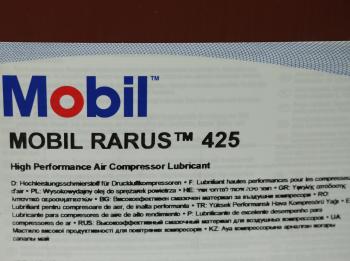 18 949 р. Масло компрессорное RARUS 425 20л MOBIL MOBIL 127691  с доставкой в г. Кемерово. Увеличить фотографию 2