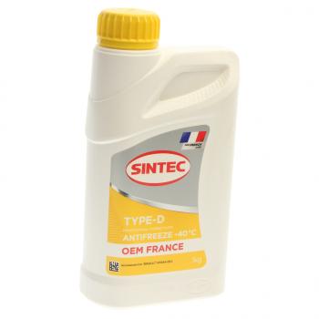 349 р. Антифриз желтый -40C 1кг OEM France Type-D SINTEC SINTEC 6145013  с доставкой в г. Кемерово. Увеличить фотографию 1