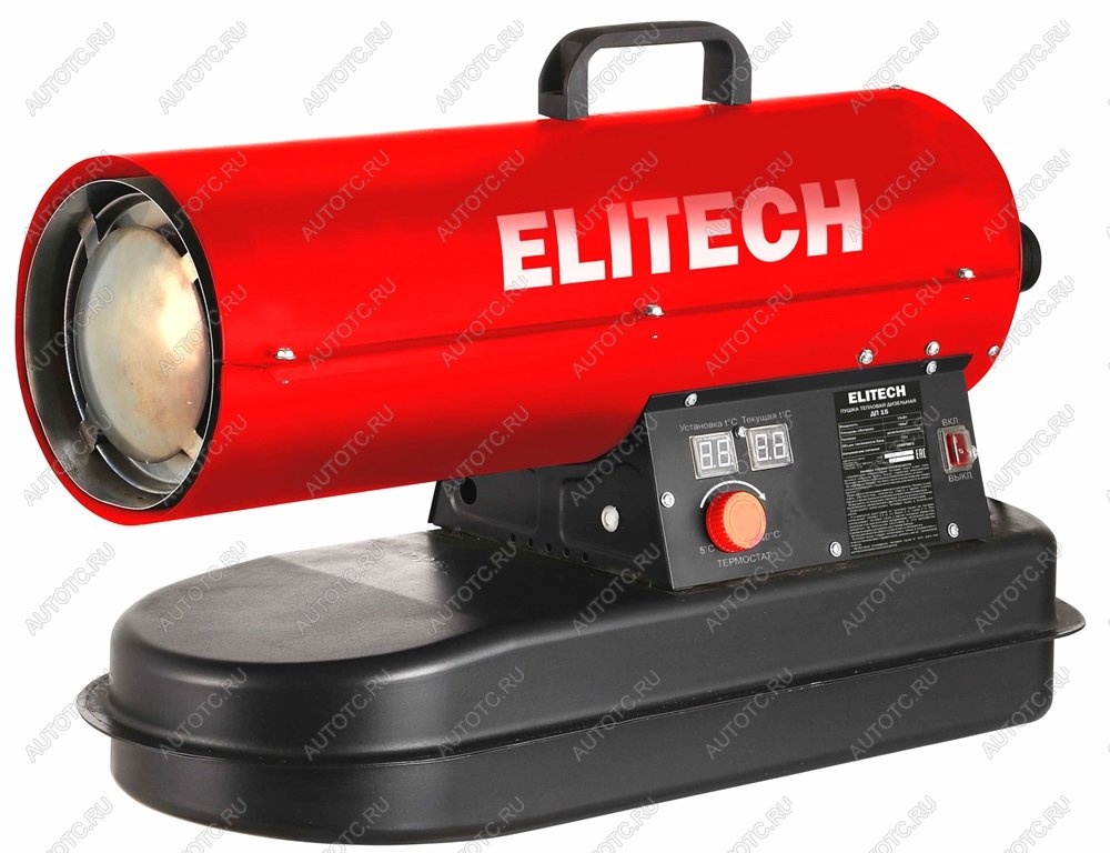 19 949 р. Пушка тепловая 15кВт 500куб.мч дизельная ELITECH ELITECH дп 15  с доставкой в г. Кемерово
