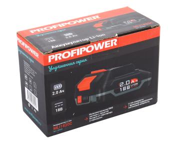 1 459 р. Аккумулятор для электроинструмента 18.0В 2.0Ач PROFIPOWER PROFIPOWER x0025  с доставкой в г. Кемерово. Увеличить фотографию 4