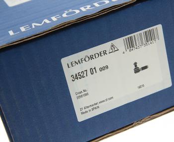 13 799 р. Наконечник рулевой тяги VOLVO FM9,FM12,FM13,FH12,FM13,FM16 левыйправый LEMFORDER LEMFORDER 3452701  с доставкой в г. Кемерово. Увеличить фотографию 4
