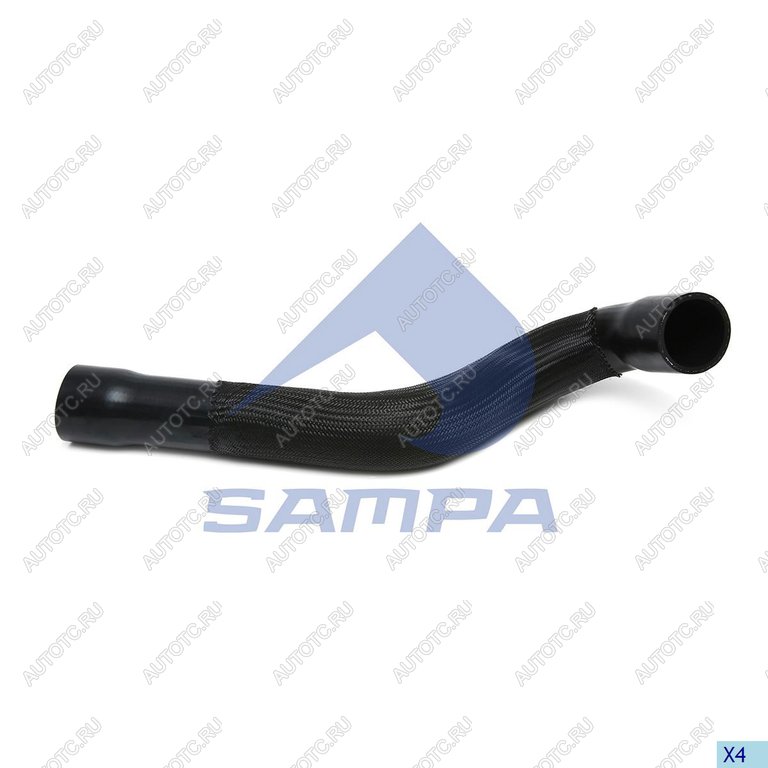 1 489 р. Патрубок SCANIA P380 радиатора нижний SAMPA SAMPA 040.408  с доставкой в г. Кемерово