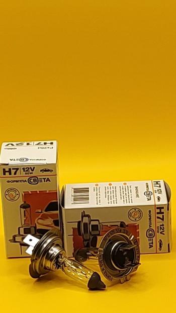 499 р. Лампа галогенная H7 12V 6055W Px26d в комплекте 2 шт ФОРМУЛА СВЕТА 2039444571355  с доставкой в г. Кемерово. Увеличить фотографию 3