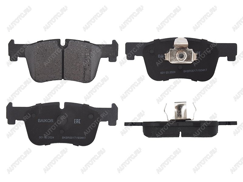 1 299 р. Колодки тормозные перед BMW 1 F20F21 10-3 F30F31F34F80 11-4 F32F33F82F83 13- BAIKOR BKBR0017  с доставкой в г. Кемерово