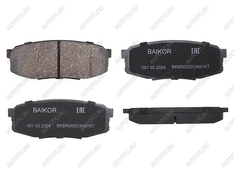919 р. Колодки тормозные зад TOYOTA LAND CRUISER 200TUNDRASEQUOIA 07-LEXUS LX570 07- BAIKOR BKBR0052  с доставкой в г. Кемерово