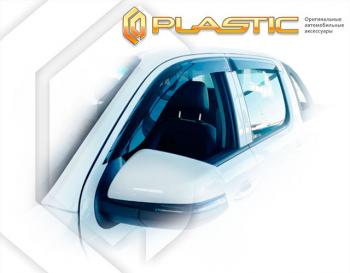 2 079 р. Дефлектора окон CA-Plastic Sollers ST6 пикап (2023-2025) (серия Classic полупрозрачный)  с доставкой в г. Кемерово. Увеличить фотографию 2