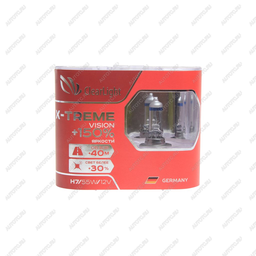 999 р. Лампа 12V H7 55W +150% бокс (2шт.) X-treme Vision CLEARLIGHT CLEARLIGHT mlh7xtv150  с доставкой в г. Кемерово