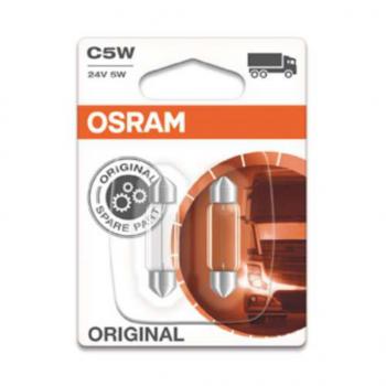 205 р. Лампа 24V C5W SV8.5-8 блистер (2шт.) OSRAM OSRAM 6423-02b  с доставкой в г. Кемерово. Увеличить фотографию 1