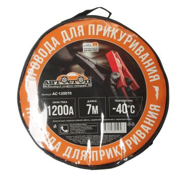 2 849 р. Провода для прикуривания 1200А 7.0м в сумке АВТОСТОП АВТОСТОП ac-120070  с доставкой в г. Кемерово. Увеличить фотографию 2