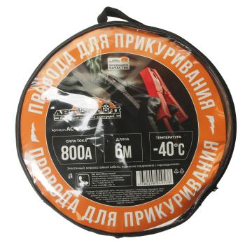 1 779 р. Провода для прикуривания 800А 6.0м в сумке АВТОСТОП АВТОСТОП ac-80060  с доставкой в г. Кемерово. Увеличить фотографию 3